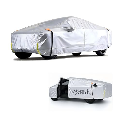 Tesla Cybertruck Car Cover Accessories 2024-2026, Custom Fit Waterproof All Weat