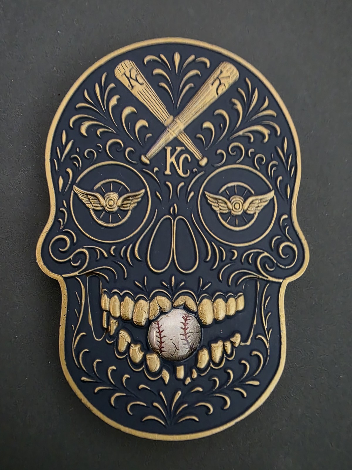 Metro Motors KC Royals Sugar Skull Challenge Coin
