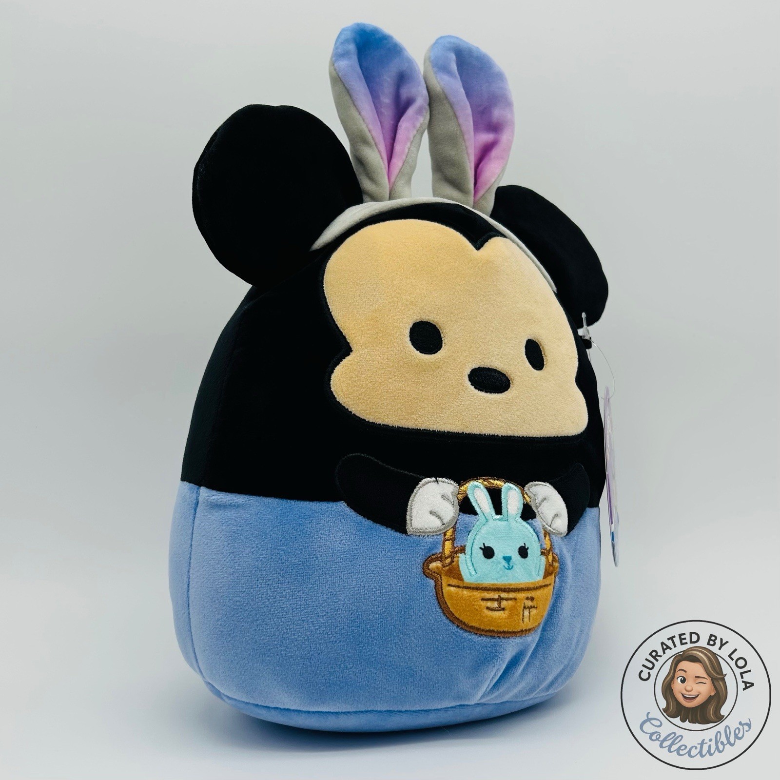 NWT Squishmallows Disney Easter Mickey & Minnie Mouse 10.5 inch Bunny Plush Set