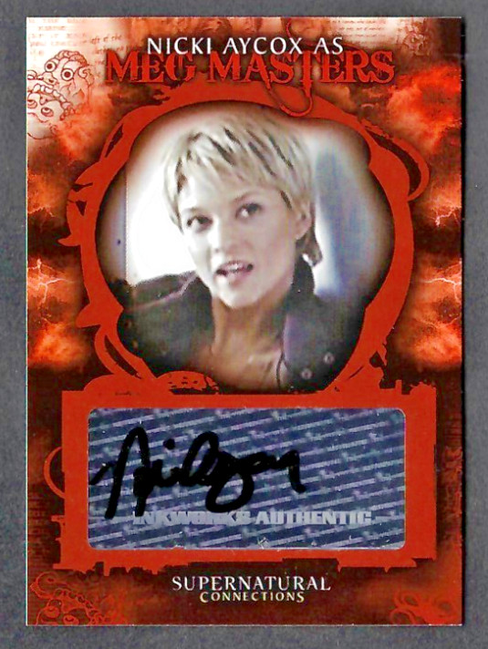 SUPERNATURAL CONNECTIONS (Inkworks/2008) AUTOGRAPH CARD #A3 NICKI AYCOX