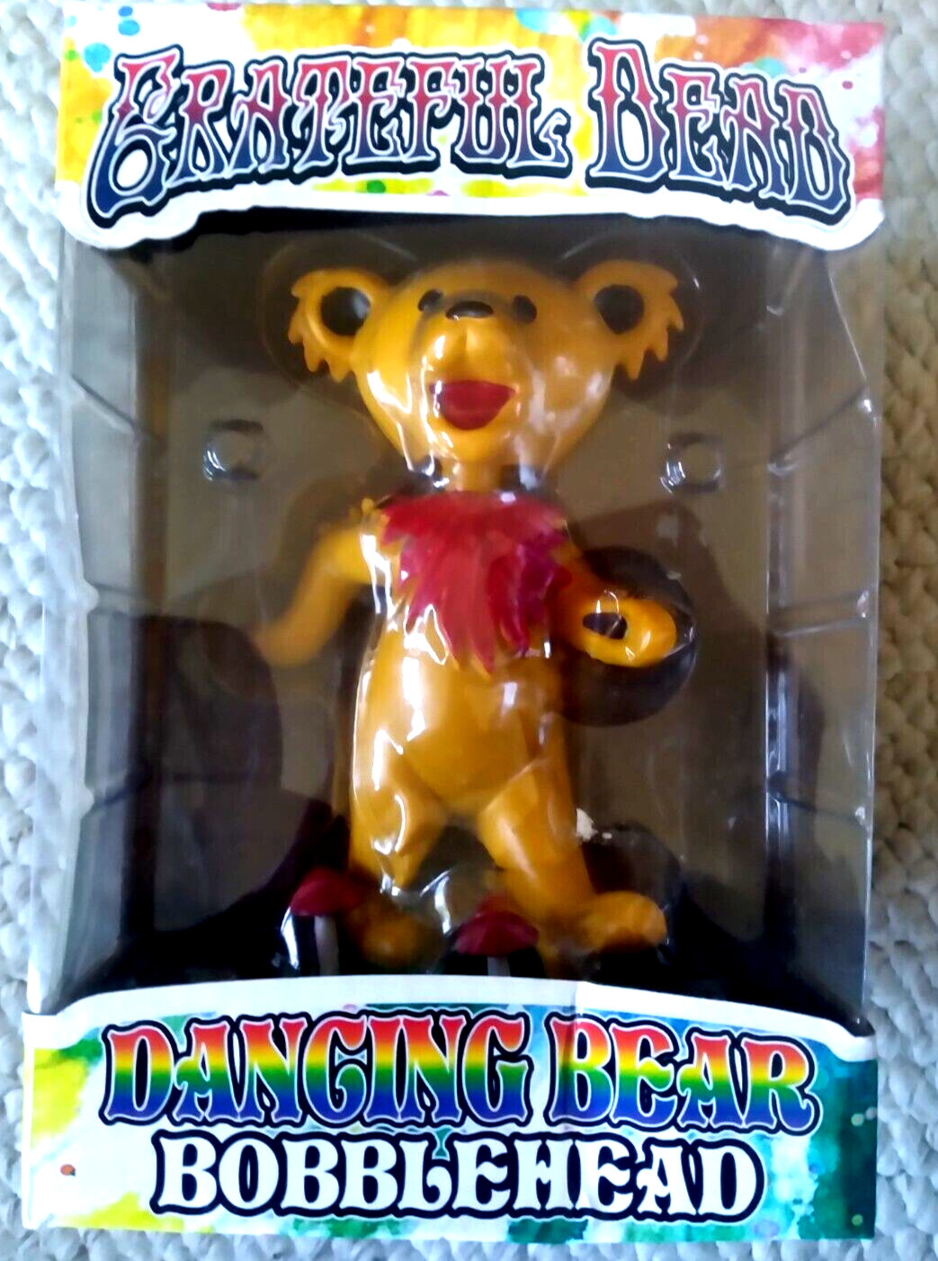 Grateful Dead Yellow Dancing Bear Bobblehead 2018 by Kollectico