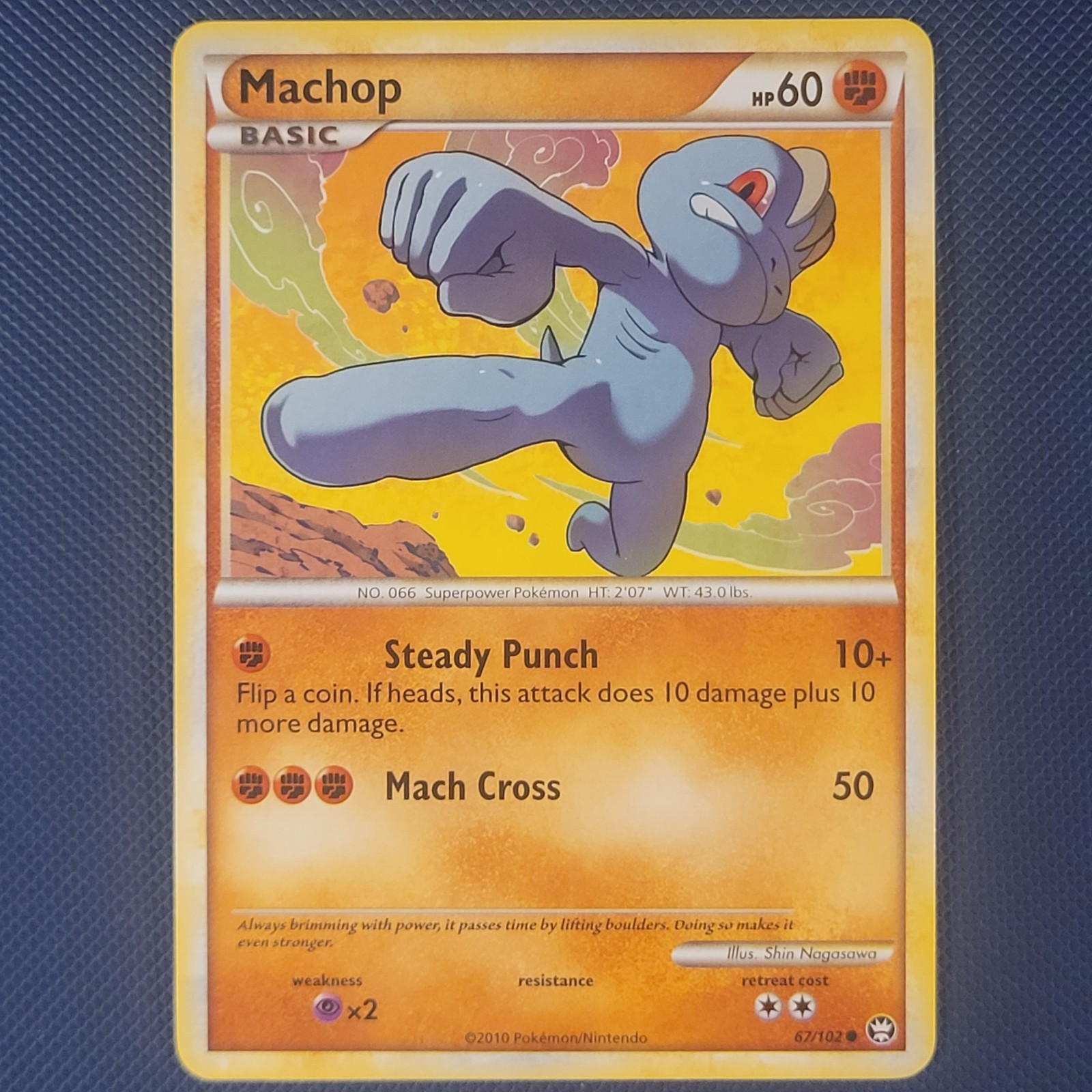Machop 67/102 – Triumphant – Common Pokemon Card – NM