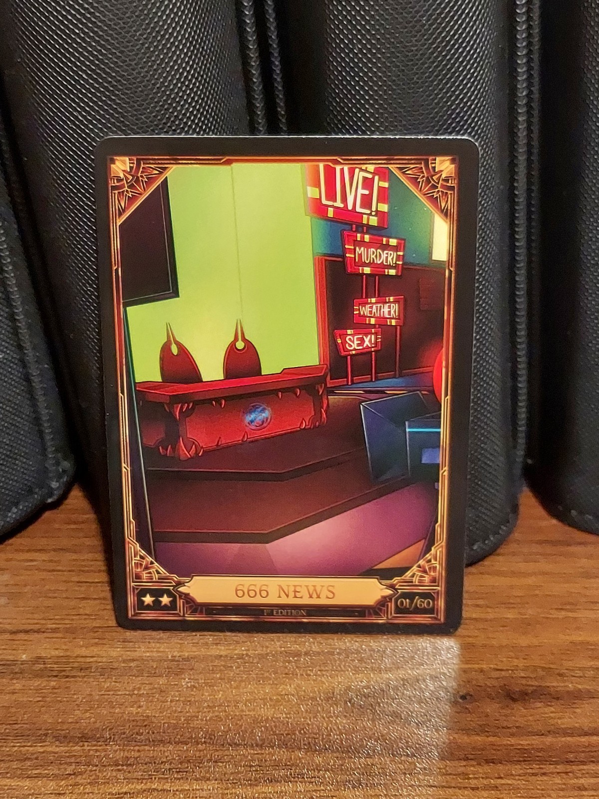 Hazbin Hotel Season 2 Trading Cards 666 News 01/60 1st Ed NF