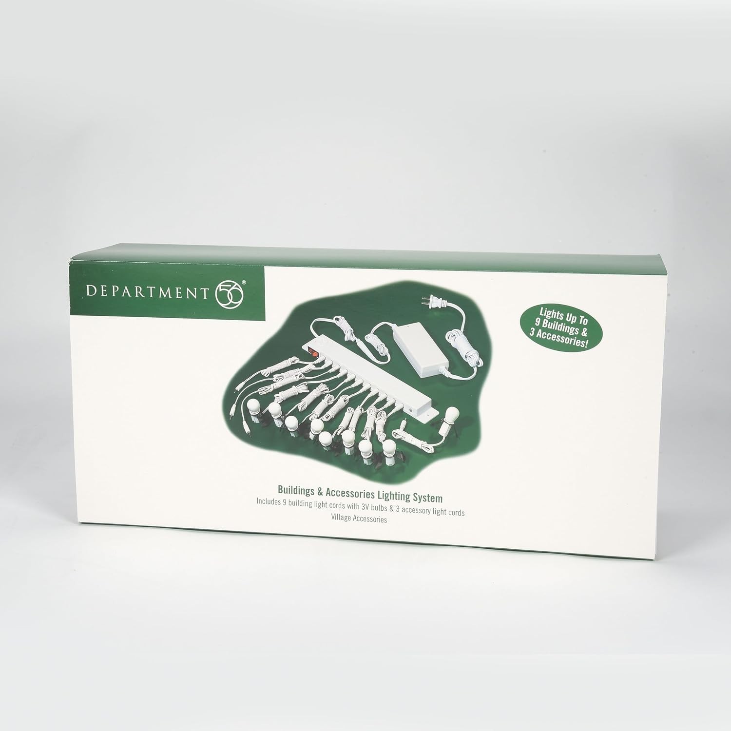 Building and Accessory Lighting System Resin Plastic 60W Indoor White Black