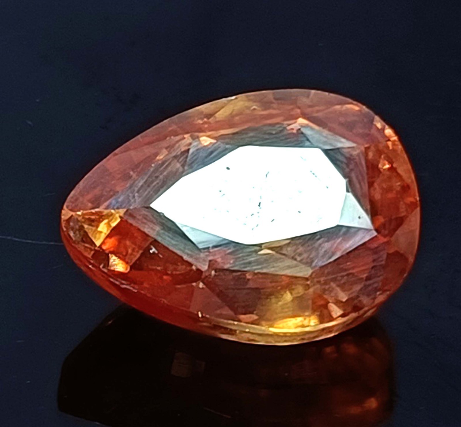 37.85 Ct Natural Peach Sapphire Pear Shape IGL Certified Loose Gemstone 5AOO