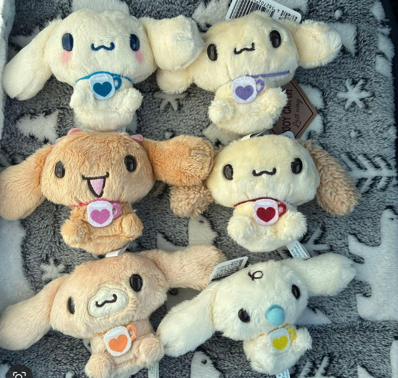 Sanrio Cinnamoroll Cappuccino Mocha Chiffon Milk Espresso Plush Set JP