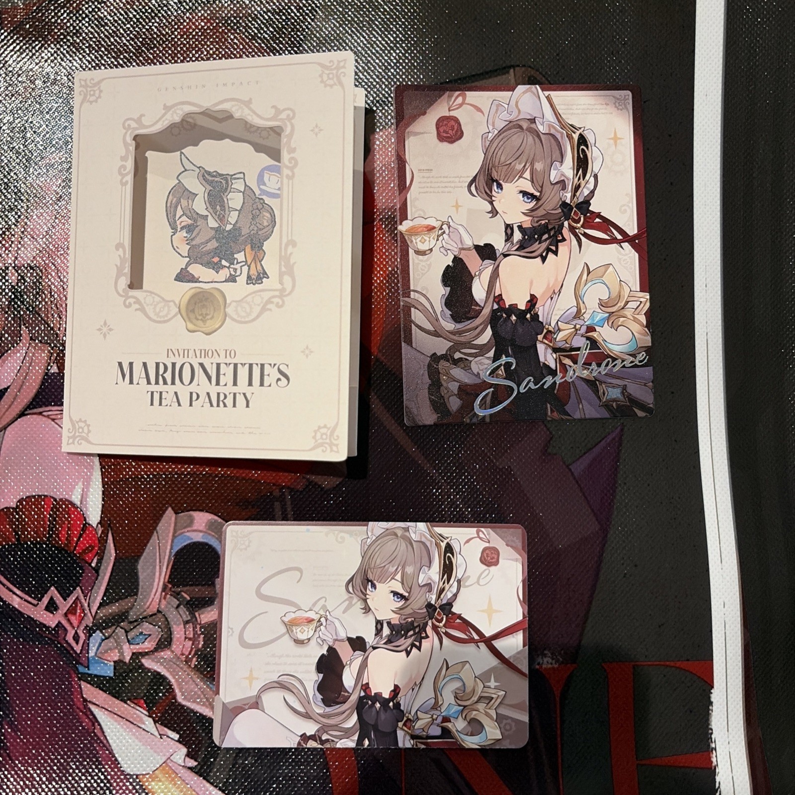 Genshin Impact Anime Expo 2026 Exclusive Sandrone Tea Party Scratch Card