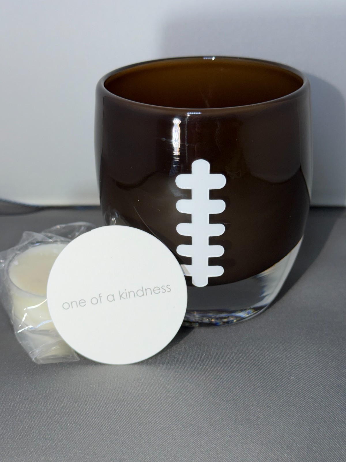 GLASSYBABY “One of a Kindness” Glassybaby – FOOTBALL