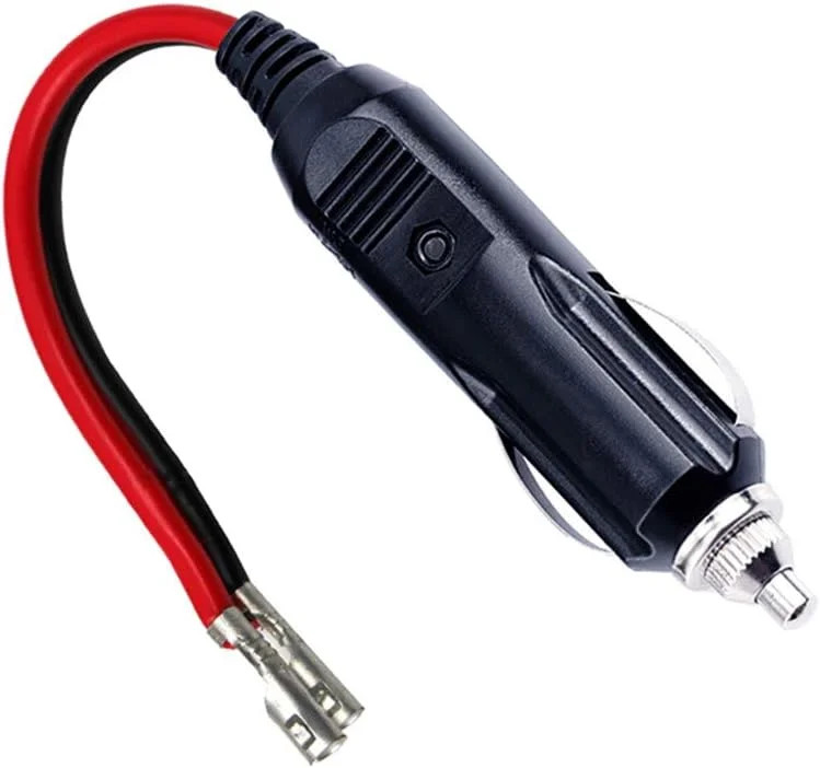 Replacement Cigarette Lighter Plug – 12 Volt Male Cigar Plug with Leads Car A…