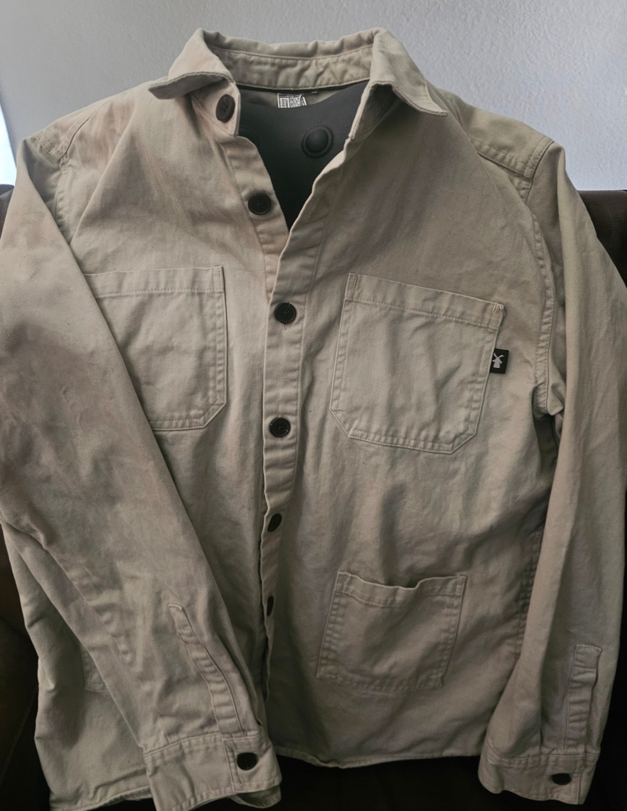 M Dutch BROS Button Up Jacket/ Shirt.