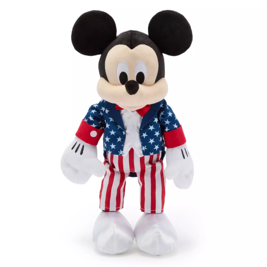 2026 Disney Parks Mickey Mouse Americana Plush – 11” New
