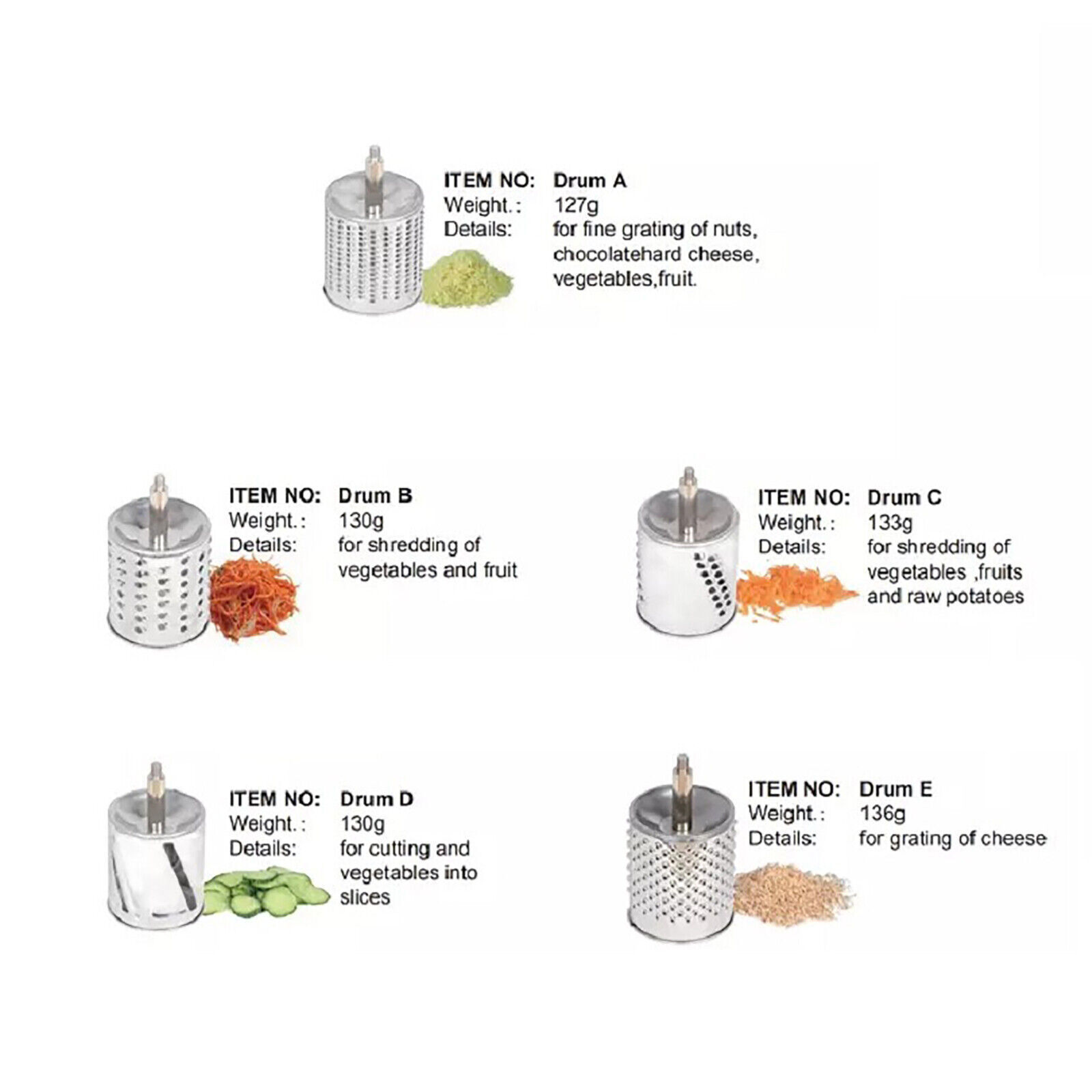 Multifunctional Manual Drum Cutter Slicer Hand Chopper Potato Shredder Steel