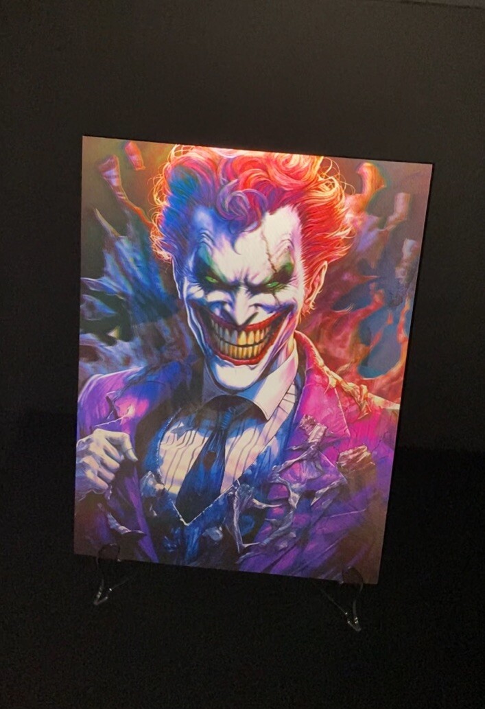 The Joker Image Changing 3D Holographic Lenticular Poster
