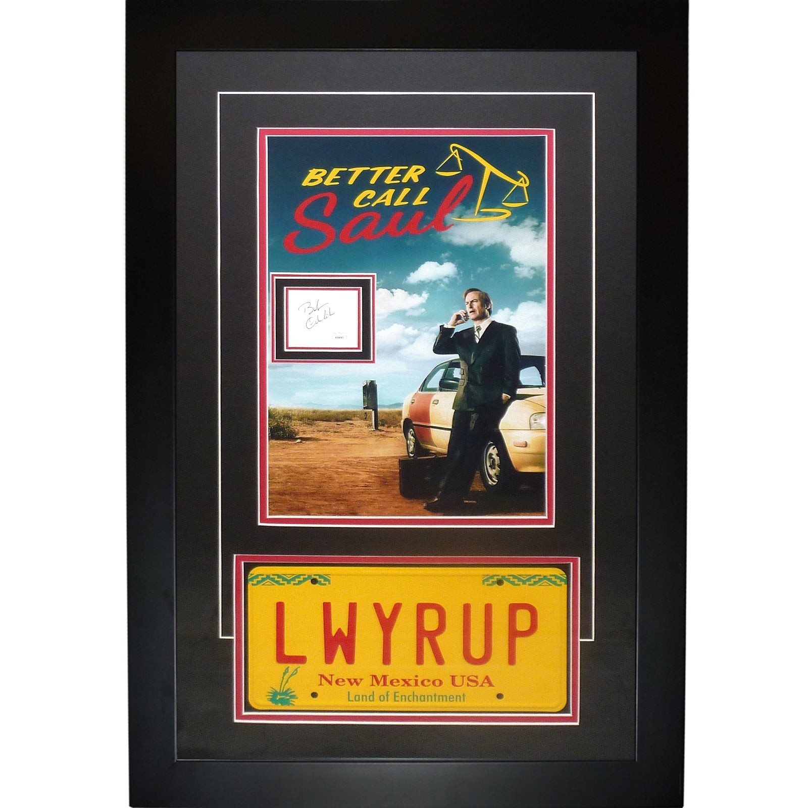 Better Call Saul 11×17 Movie Poster Deluxe Framed with Bob Odenkirk Autograph wi