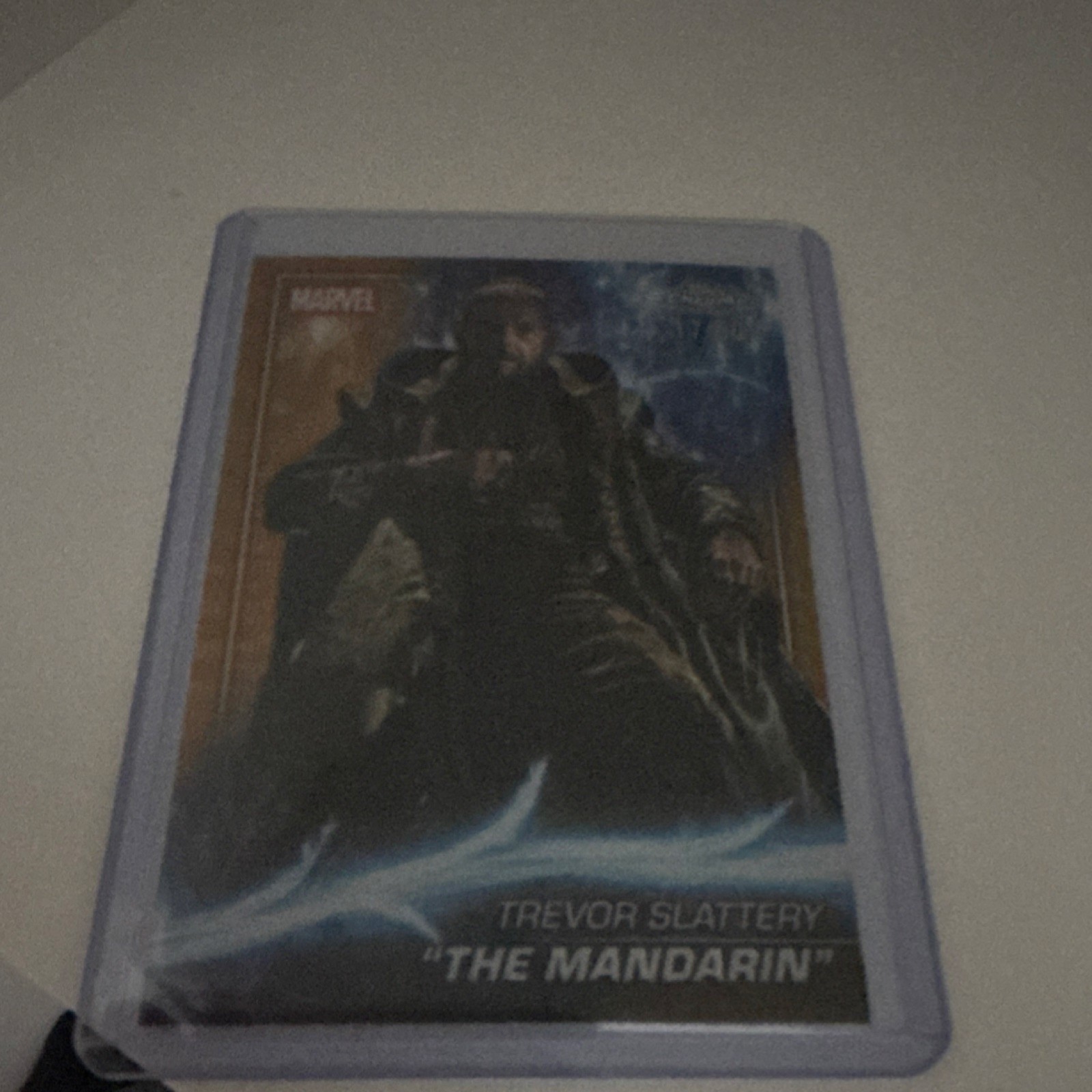 2013 Topps Marvel Trevor Slattery Serial Numbered #37 /50 Iron Man 3