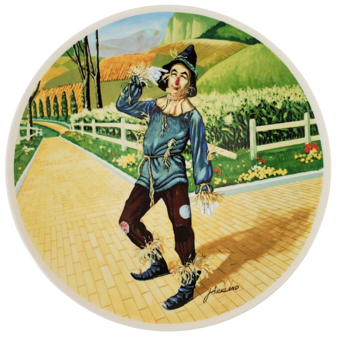 VTG Collector Plate “If I Only Had a Brain” Wizard of Oz. Knowles China Co. 1977