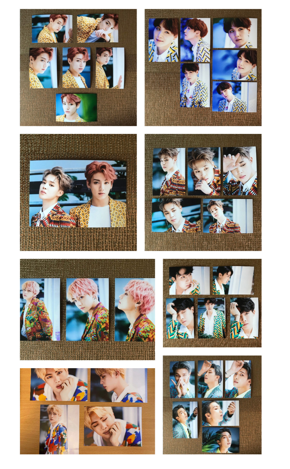 Unbranded Selfmade 4″x6″ Proto Prints – BTS Idol Series