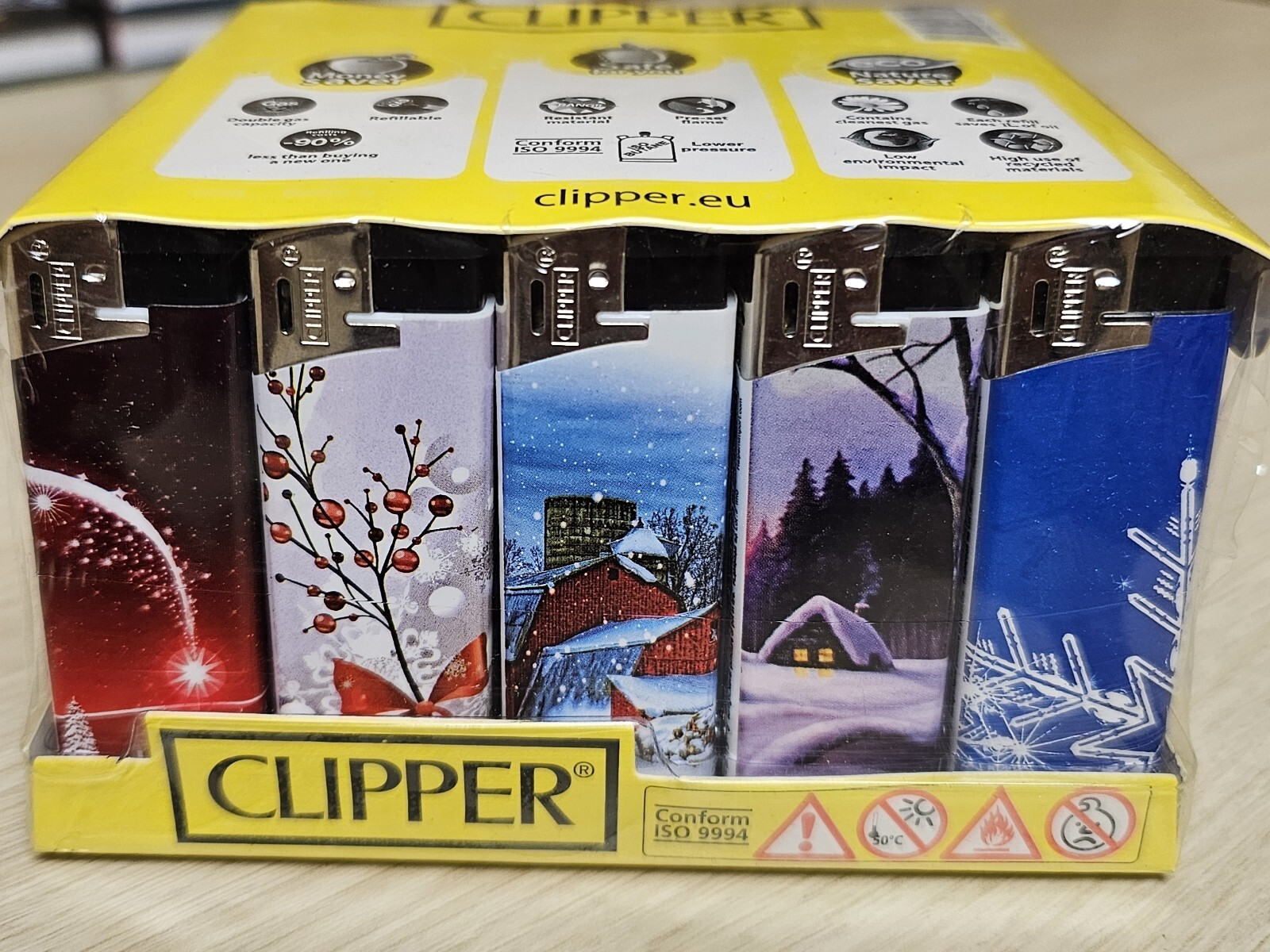 Clipper Butane Refillable LIgher 50 Pack