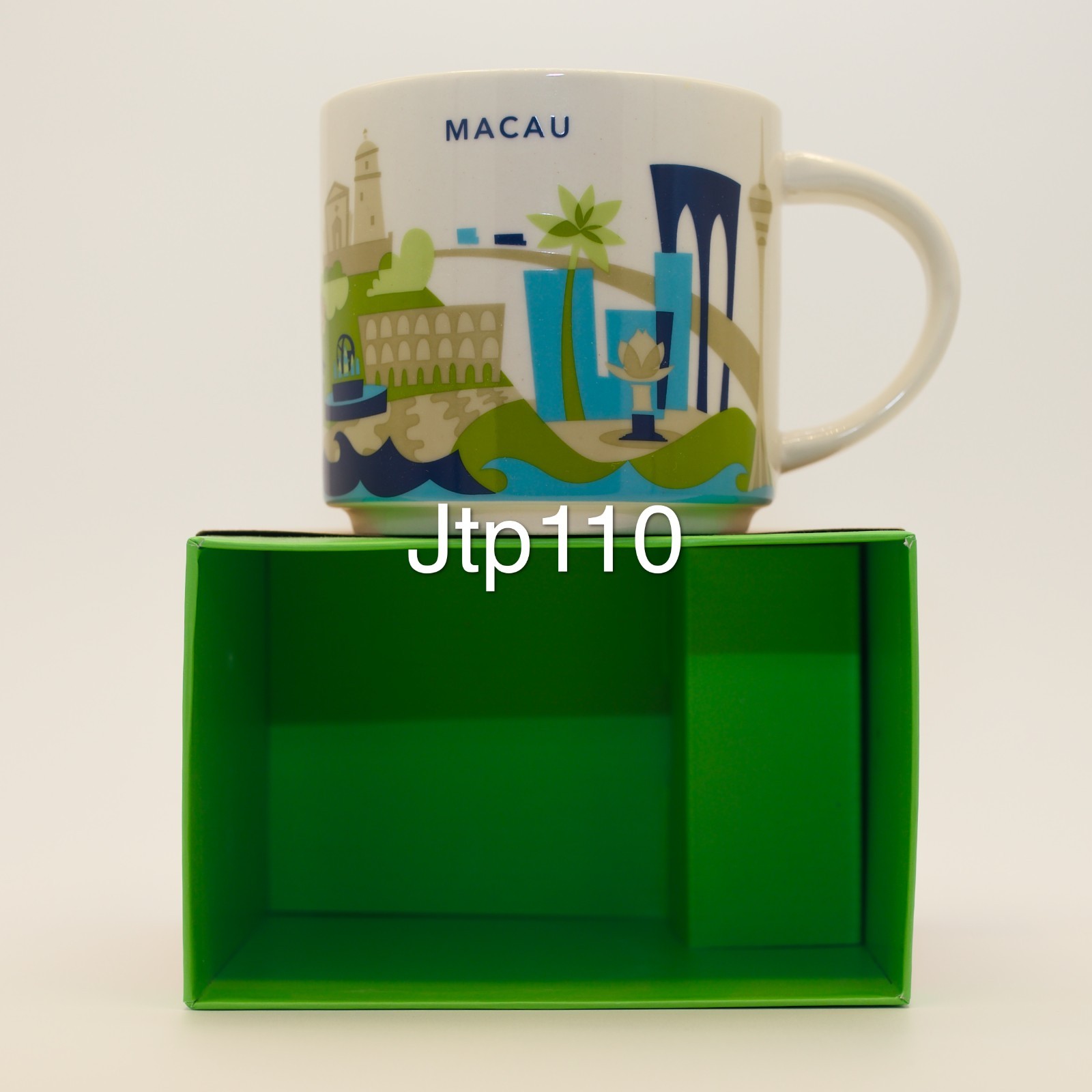 Starbucks Collectible city Macau Mug You are Here discontinued 14 oz