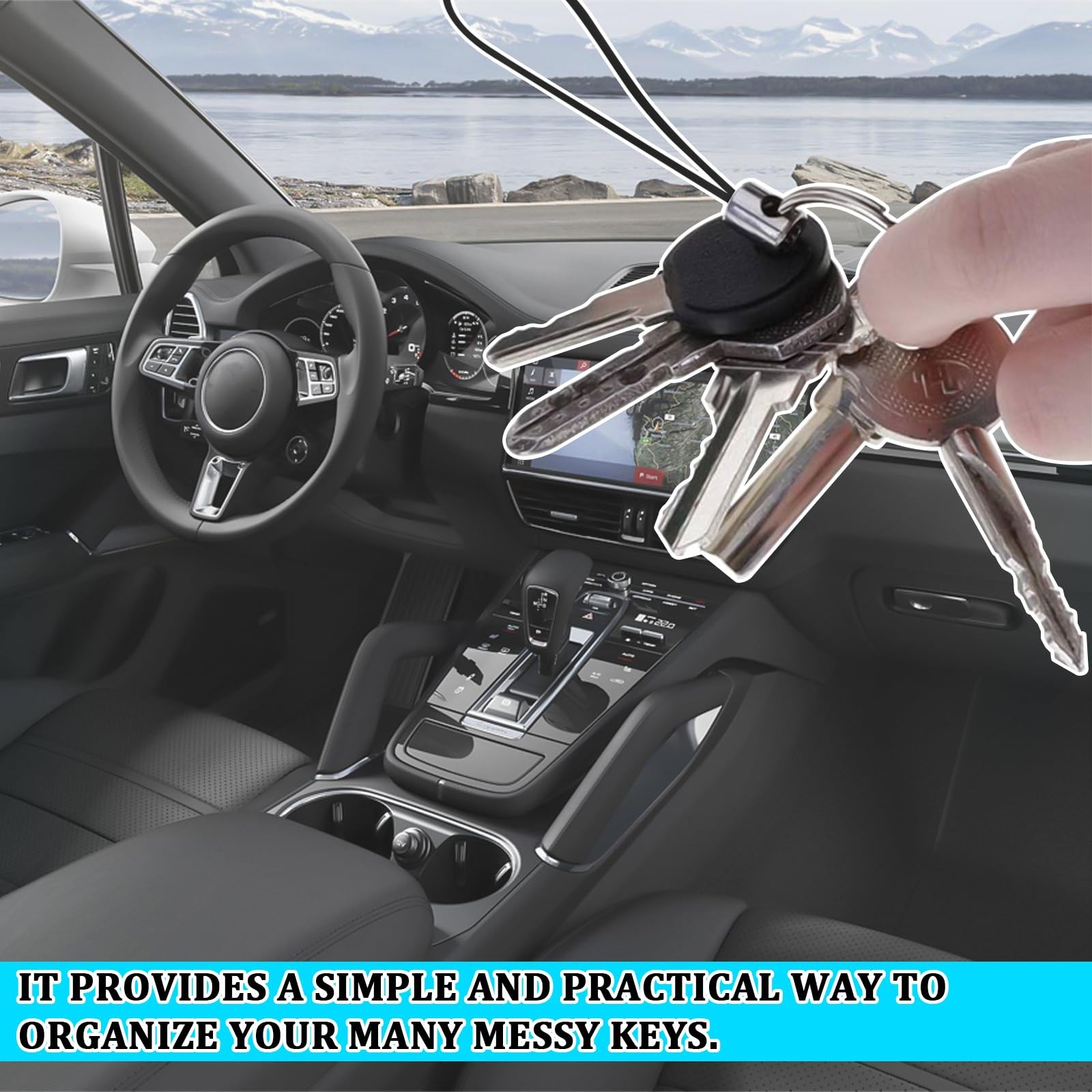 2PCS Keychain Lanyard String for Cell Phone, USB, Key Fob, and Car Keys