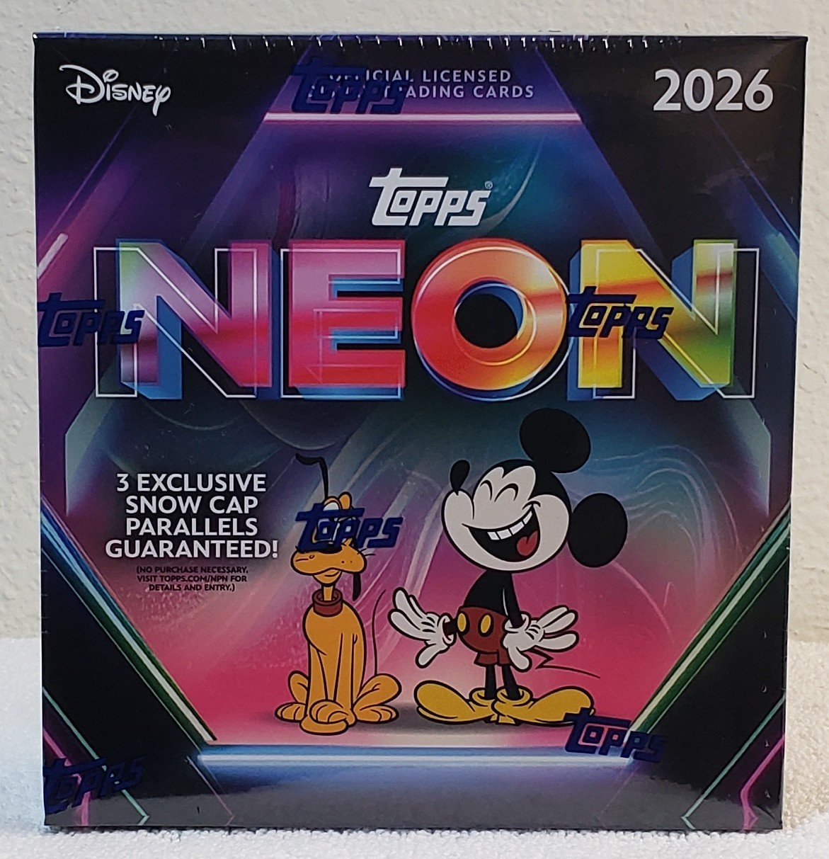 2026 TOPPS DISNEY NEON MEGA BOX