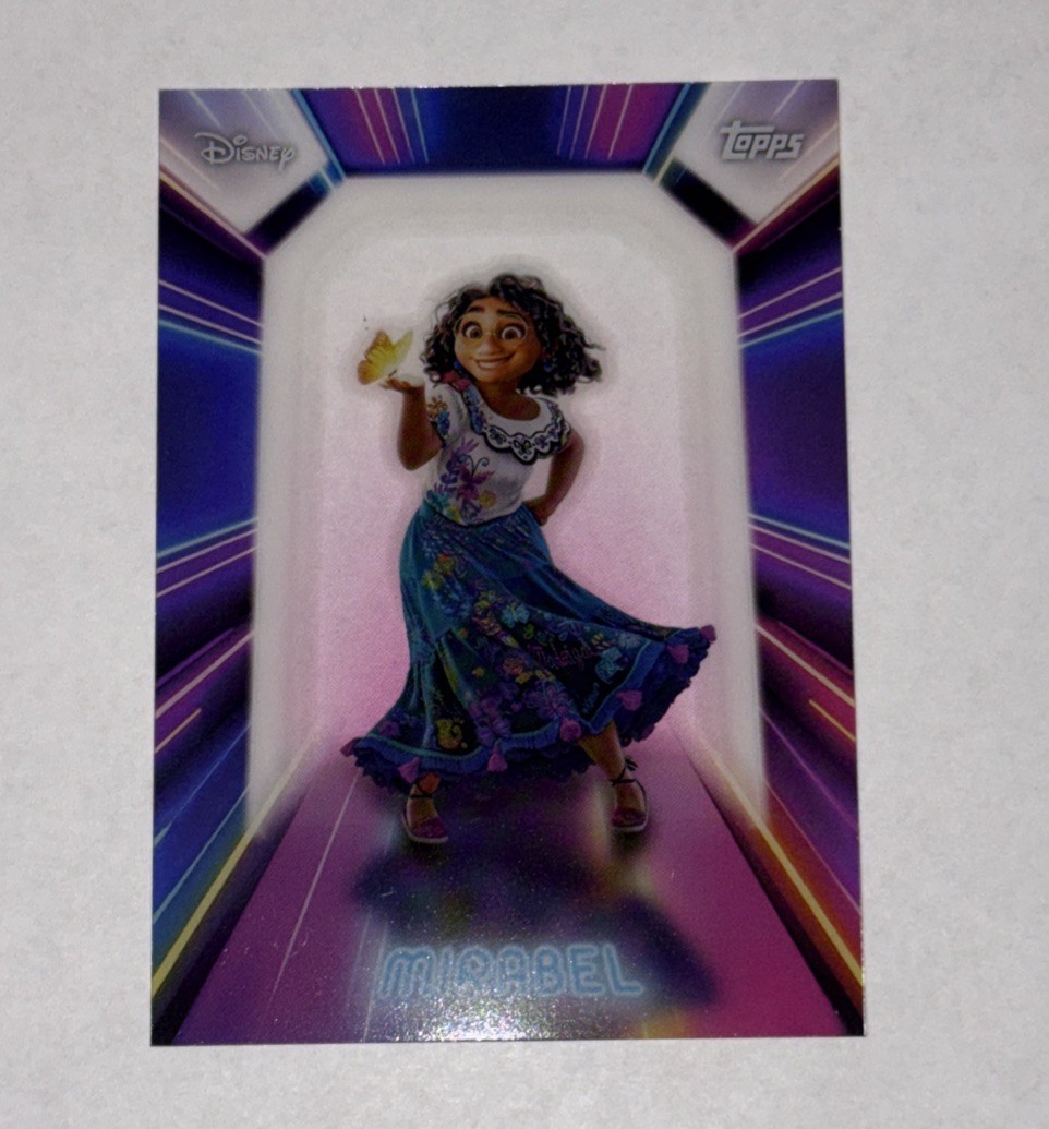 2026 Topps Disney Neon Mirabel Neon Lights (PETG) SP #NPL-16 Encanto TZ
