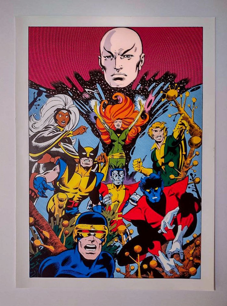 1978 X-Men poster,Original Marvel Comics 1970’s pin-up:Wolverine,Cyclops,Uncanny