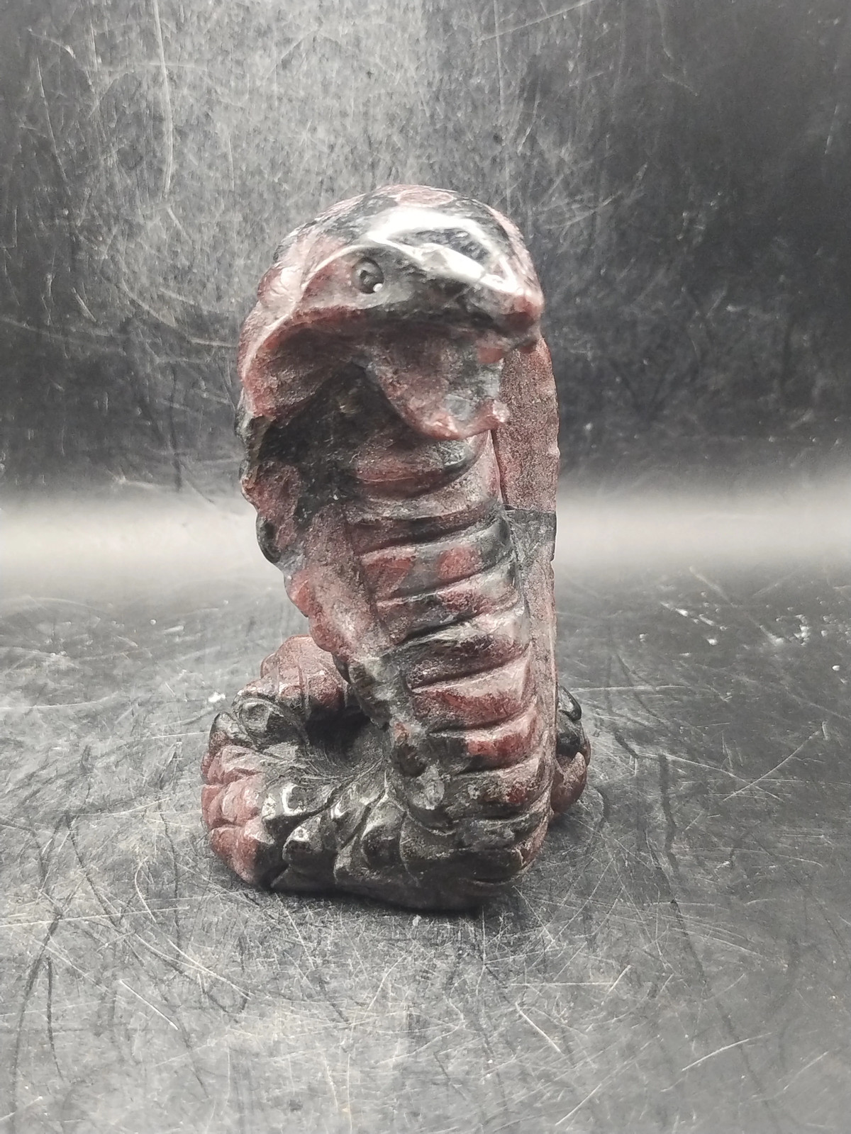 Astrophyllite garnet firework king cobra!! 10 ounces, 3.9 inches tall