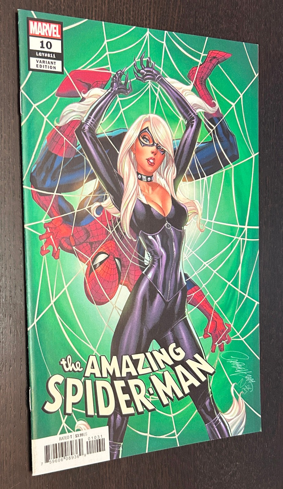 AMAZING SPIDER MAN #10 (Marvel 2019) — J Scott Campbell Black Cat VARIANT