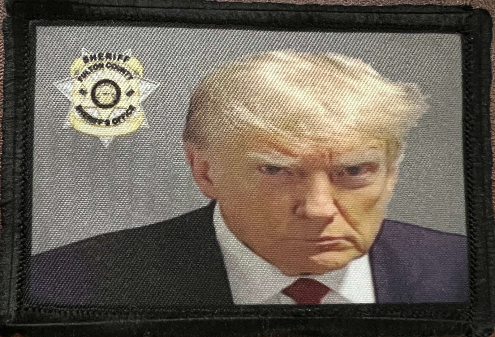 Subdued Republican Party Morale Patch, Patriotic Patriot Patch Made in the USA