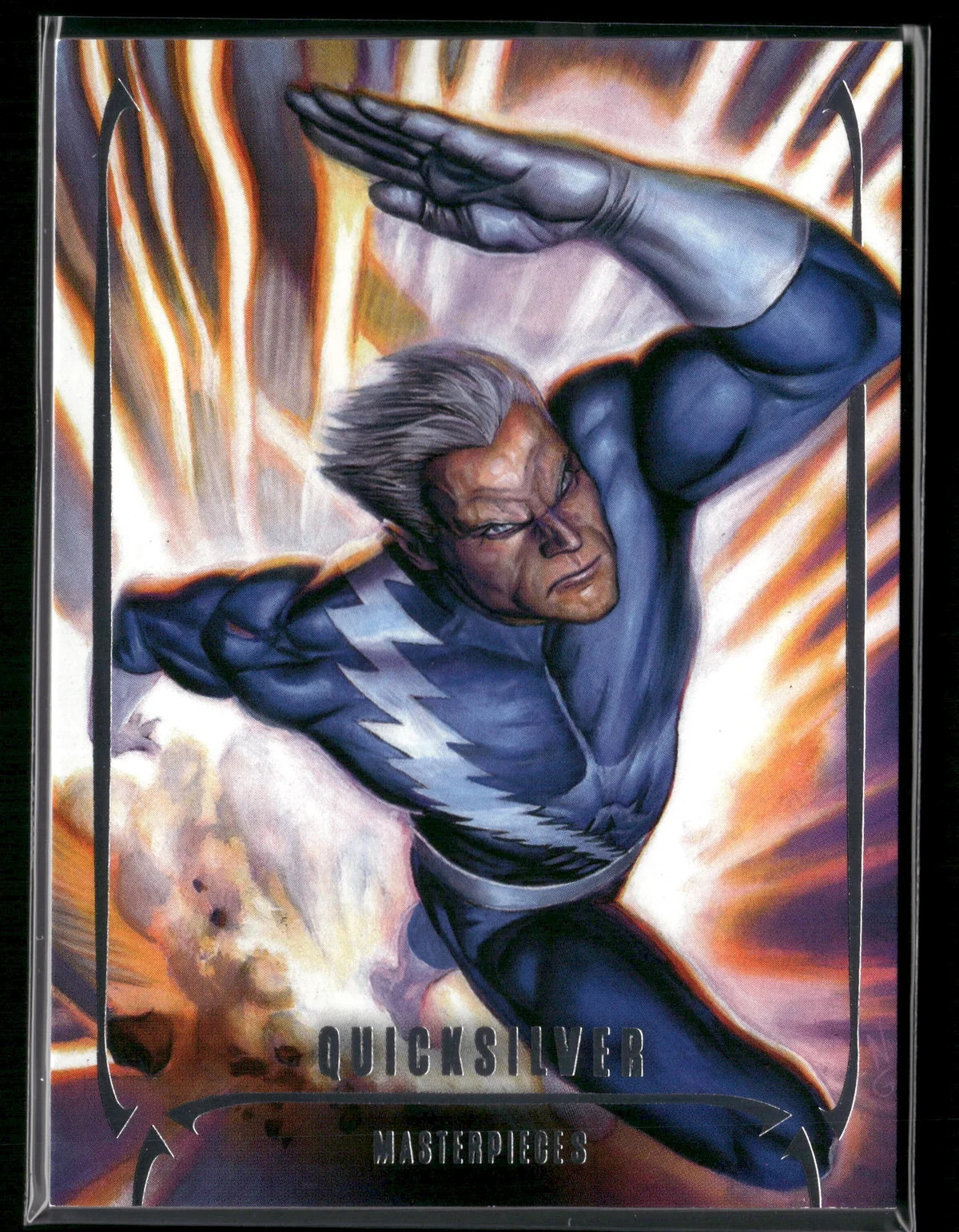 2024 Upper Deck Marvel Masterpieces Quicksilver #44 Serial Numbered