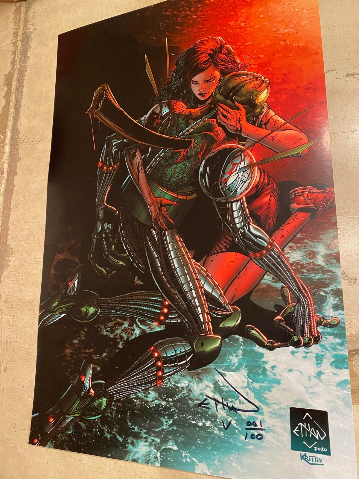 CYBERFROG Limited Print #5 Signed and numbered ltd 100 IDES OF MARCH