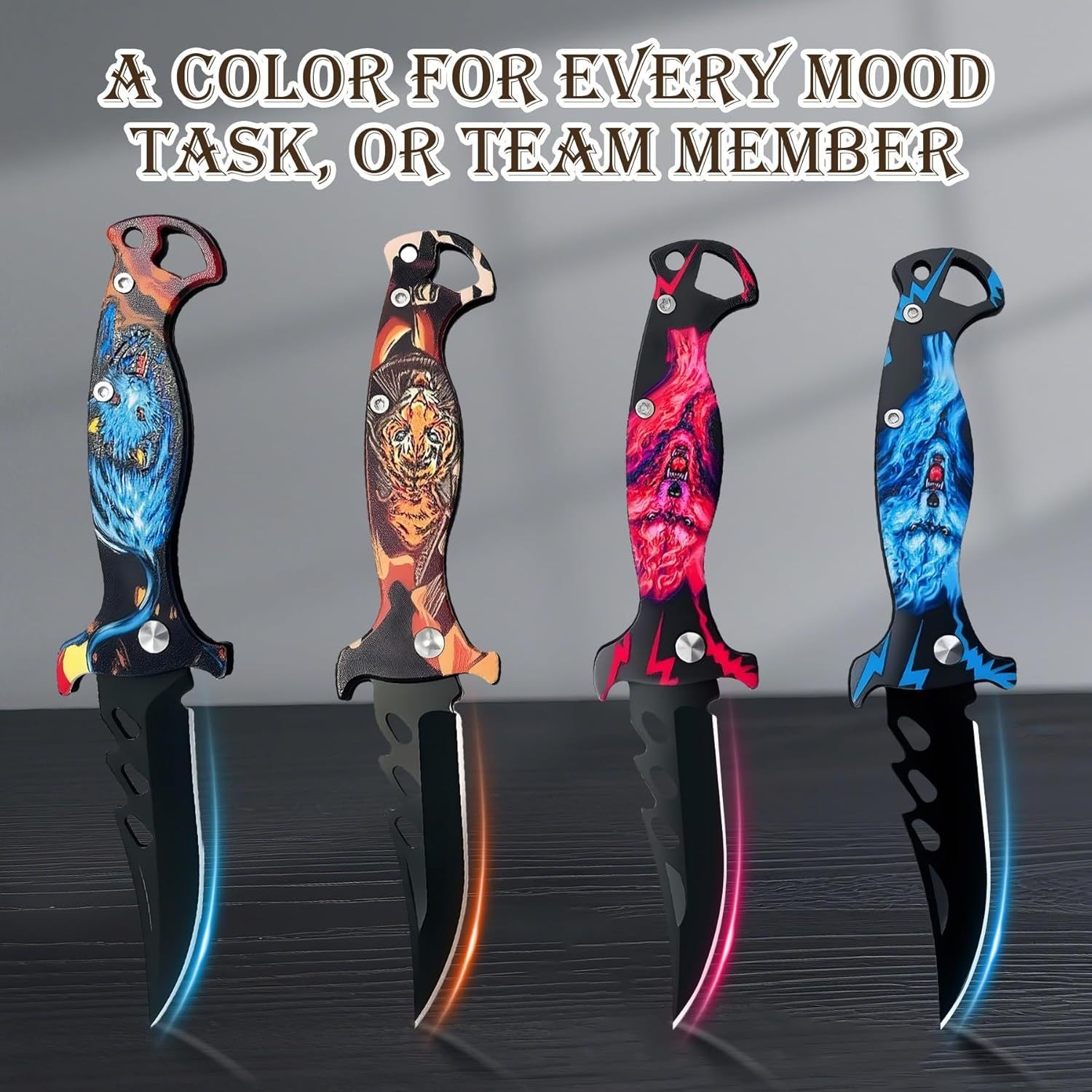TAC FORCE SPRING OPEN ASSISTED TACTICAL FOLDING POCKET KNIFE EDC Blade-4 Pack