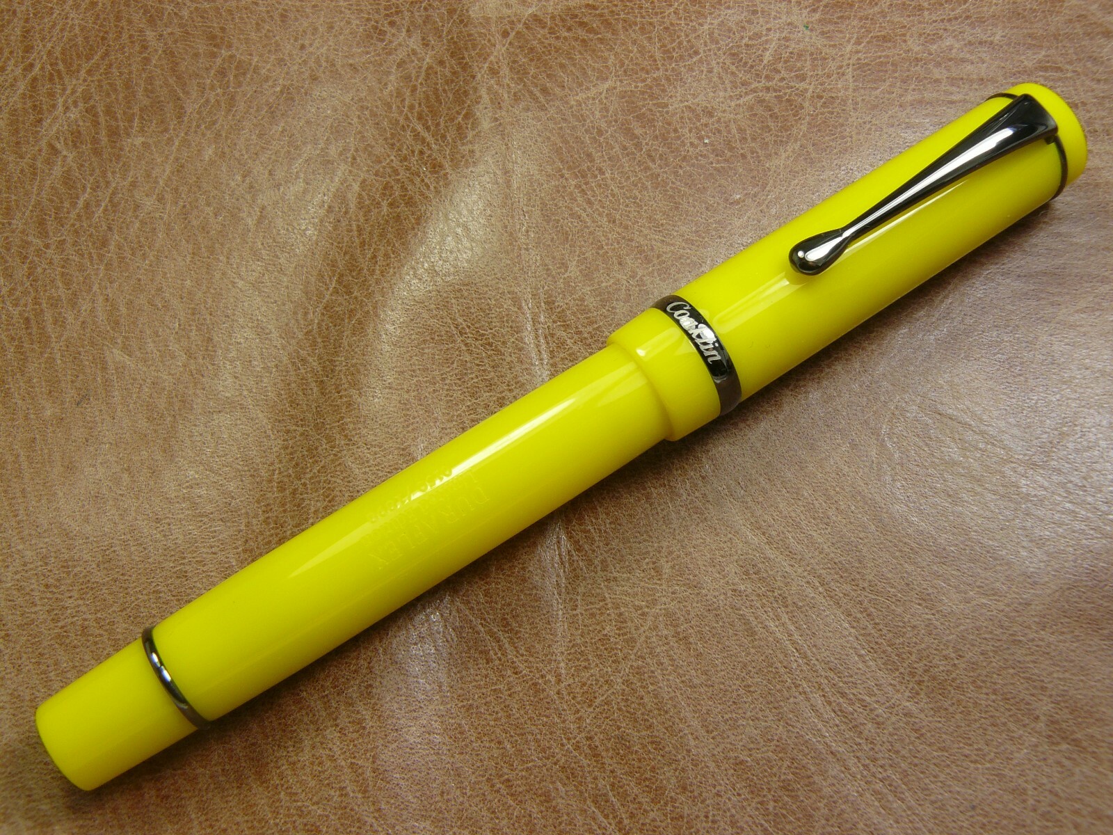 CONKLIN DURAGRAPH YELLOW HORNET NUMBERED LIMITED EDITION FOUNTAIN PEN OMNIFLEX