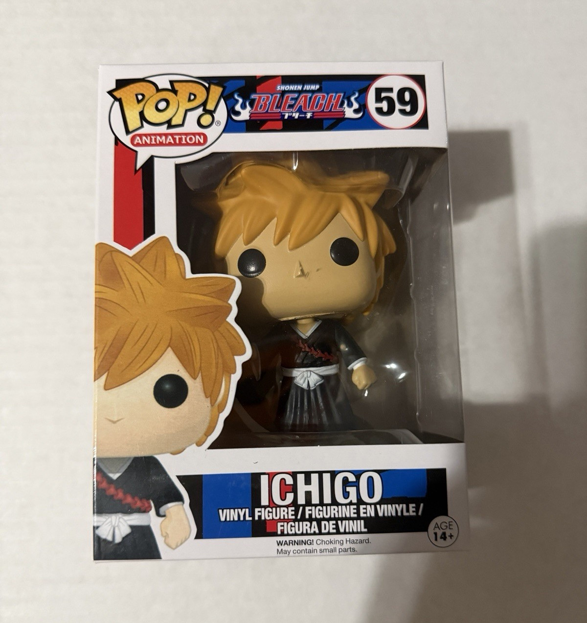 Funko Pop! Animation Bleach Ichigo Vinyl Boxed Figure #59 w/ Protector