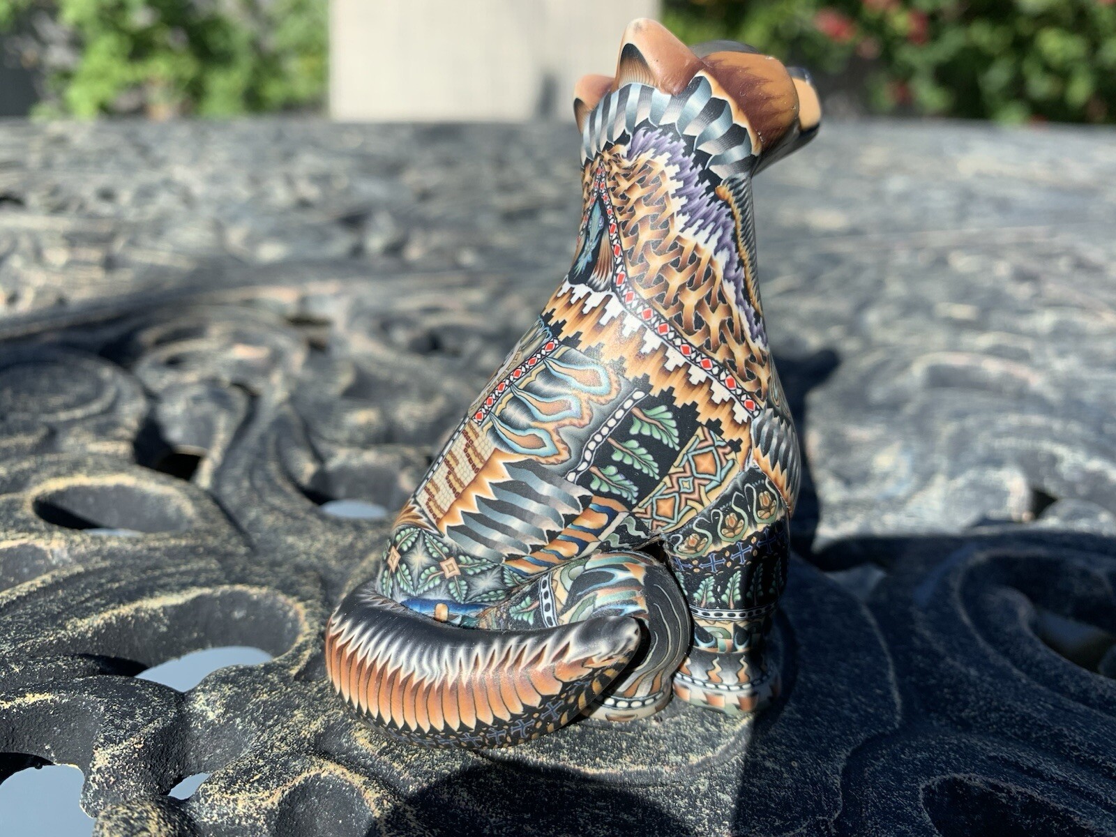 Jon Stuart Anderson Wolf 2 .75” Polymer Clay Figurine : MINT
