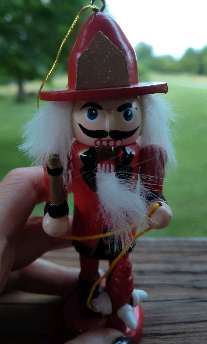 Firefighter Nutcracker Ornament