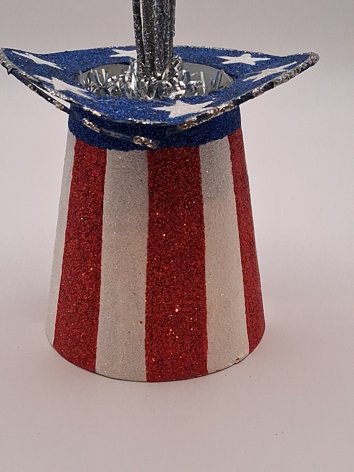 Pier 1 One VTG 4th of July Patriotic Americana Hat Ornament Display RARE