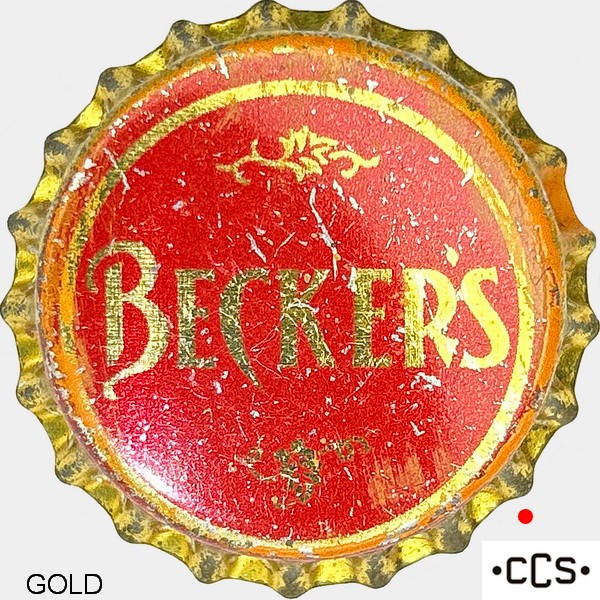 Becker’s Becker Products Co. BEER cork lined beer bottle cap 1930-1935