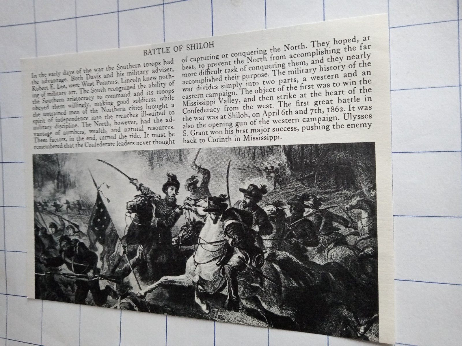 Battle of shiloh USA