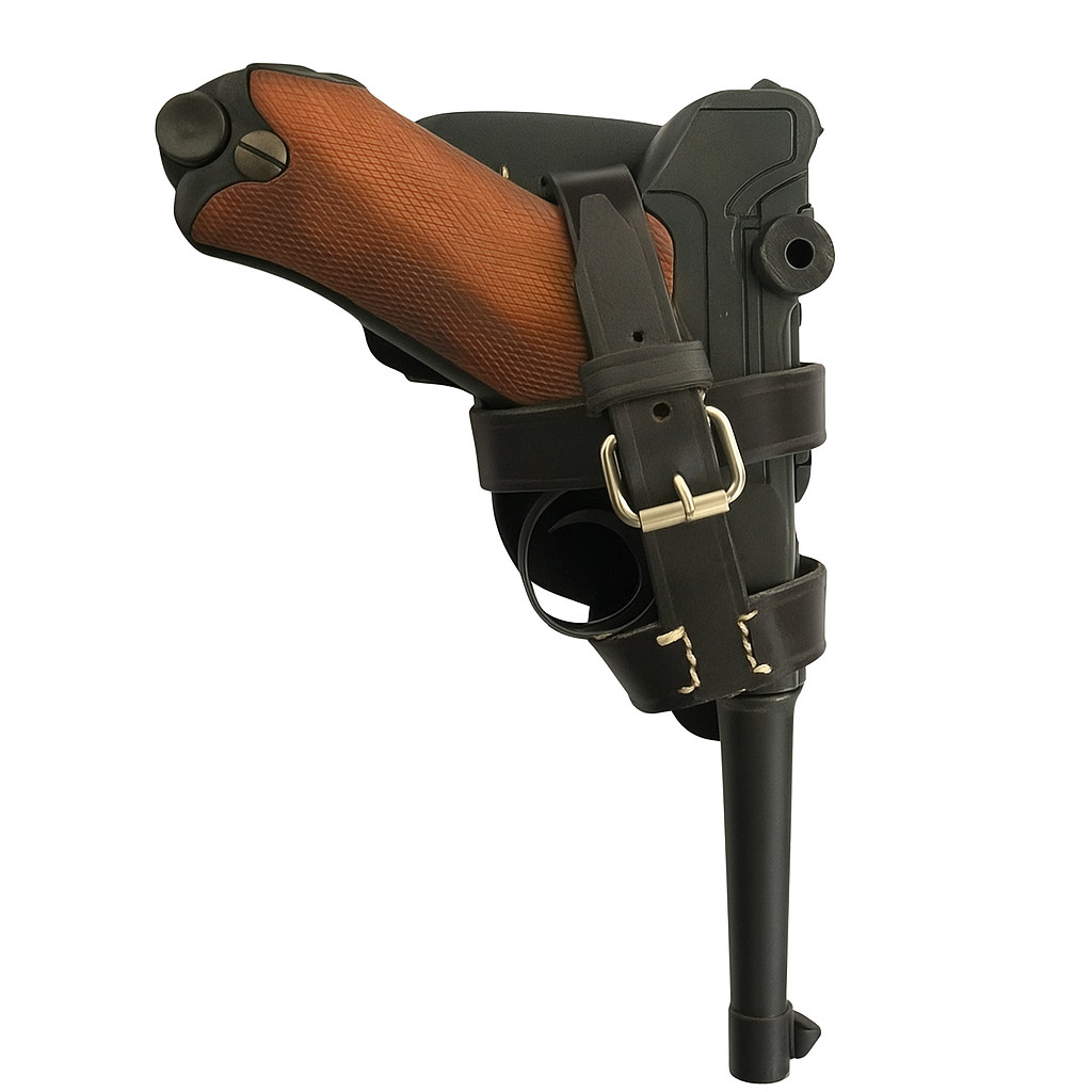 WWII Army Paratrooper Fallschirmjager Holster – Dark Brown
