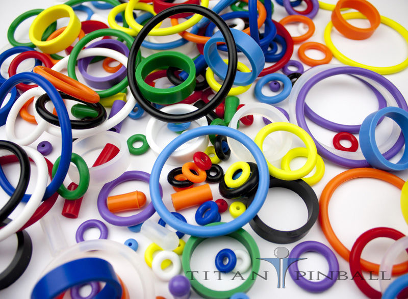 Universal Pinball Machine Rubber Ring Kit – Titan Competition Silicone – PURPLE
