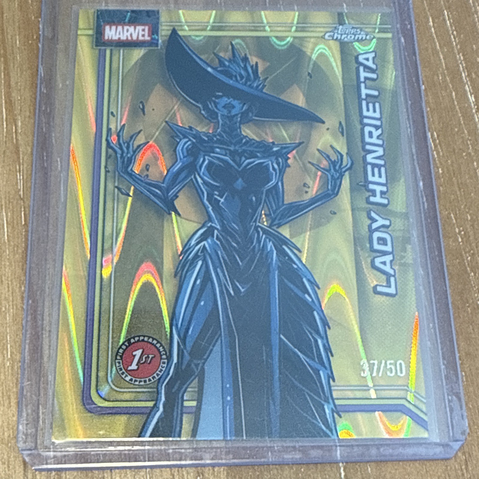 Topps Chrome 2026 Marvel Lady Henrietta Ray Wave GOLD #130 1st Appearance 37/50