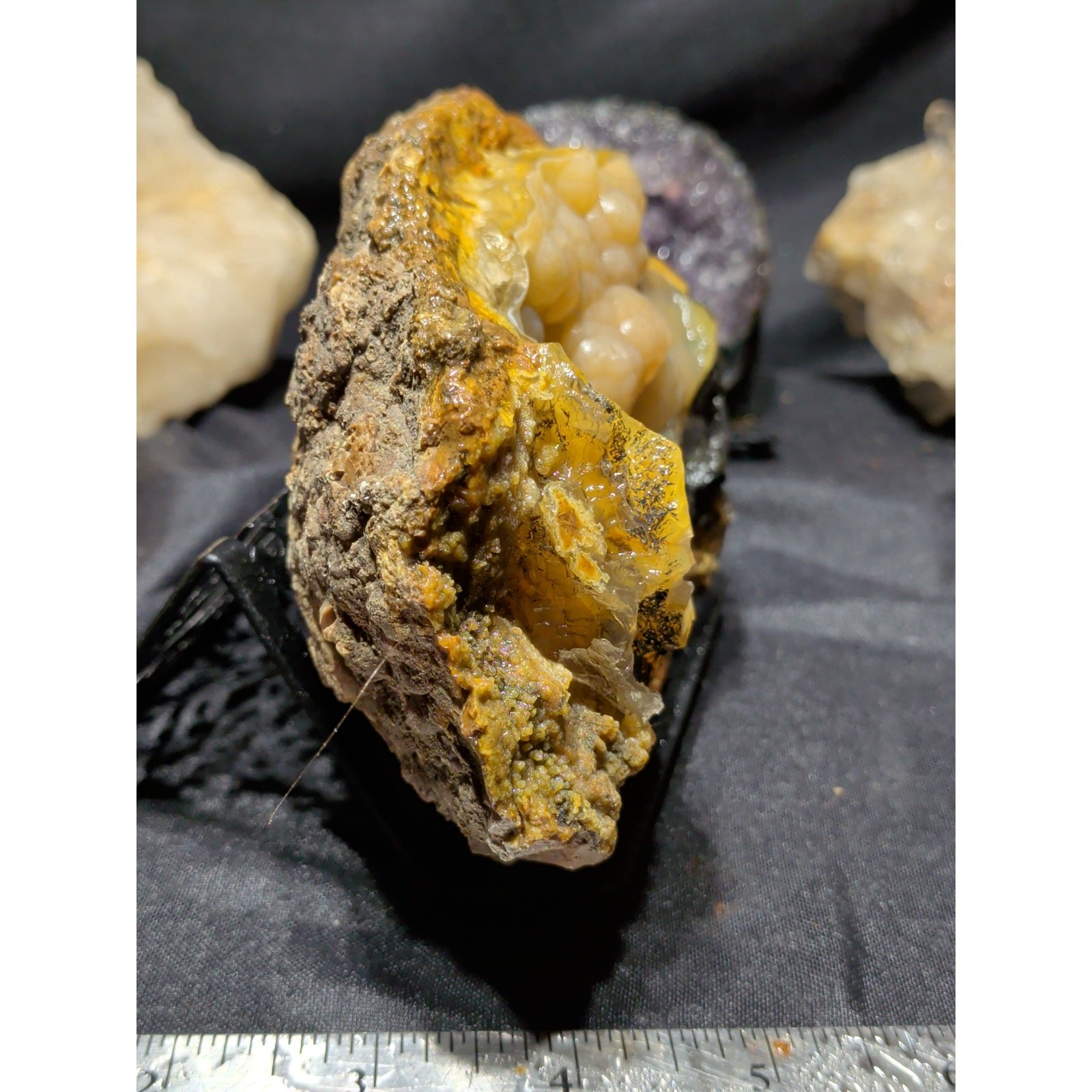 Thunder Egg Yellow Botryoidal Specimen Natural Form (1lb 10oz)