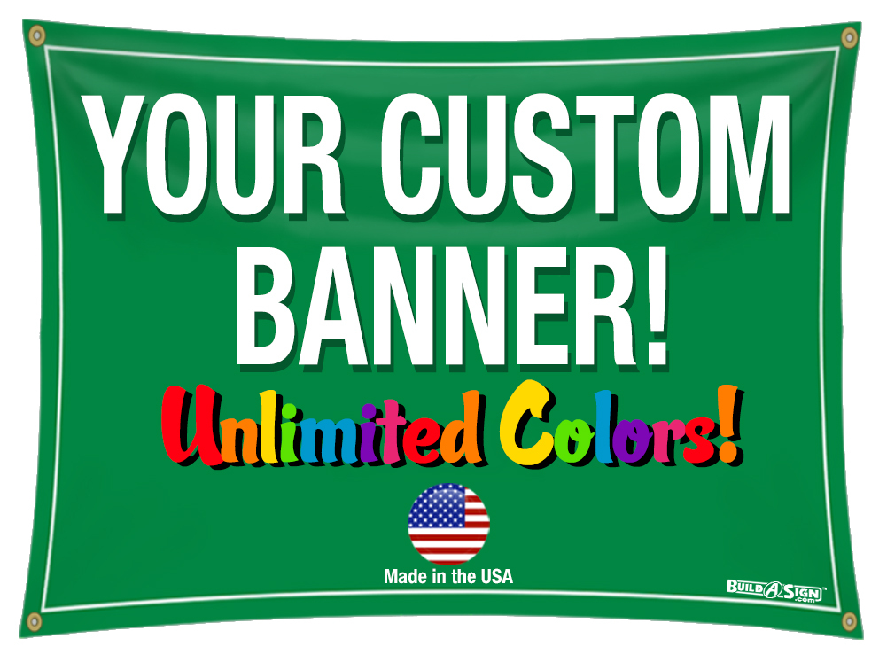 4’x 8′ Personalized Banner High Quality Vinyl 4×8