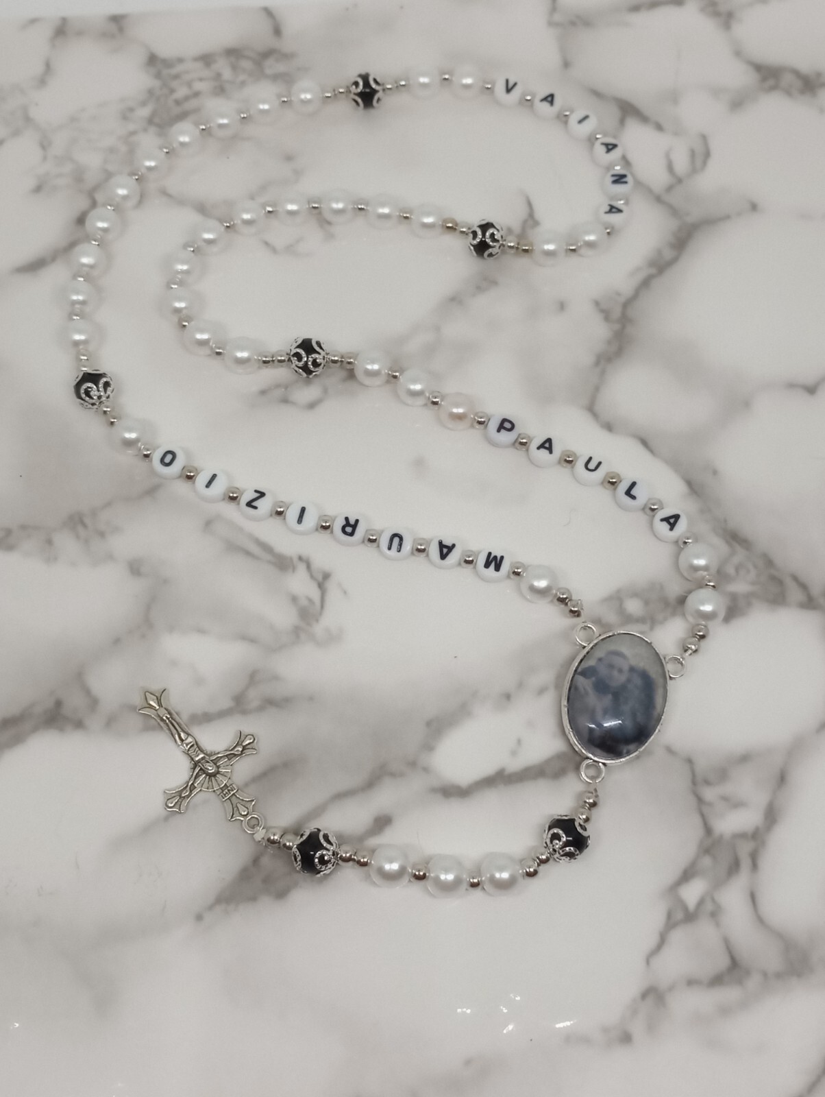 Personalized Custom Rosary with Name and Photo – *PLEASE READ INSTRUCTIONS BELOW