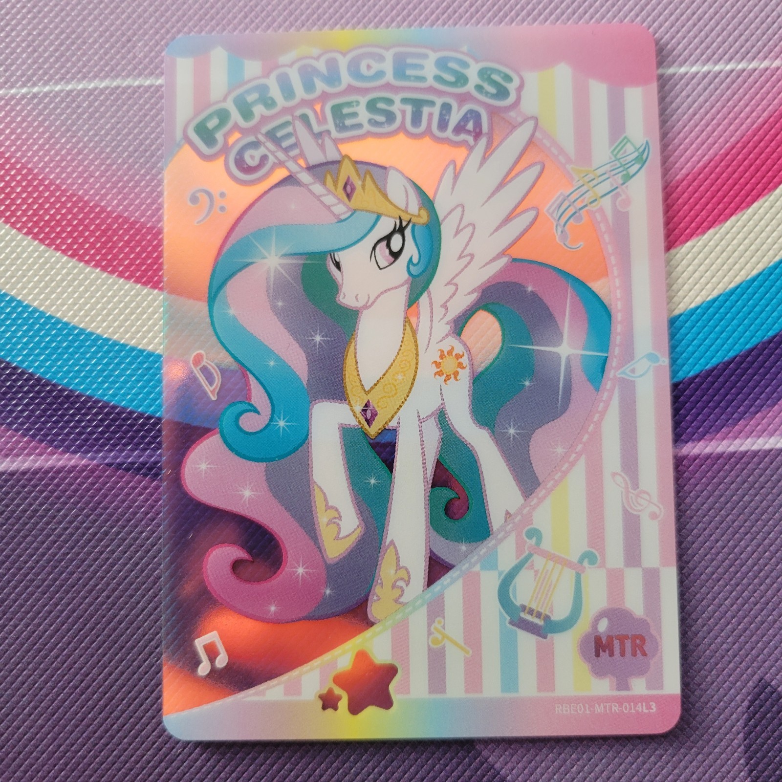 Princess Celestia RBE01-MTR-014 Kayou My Little Pony Card English MTR Rainbow