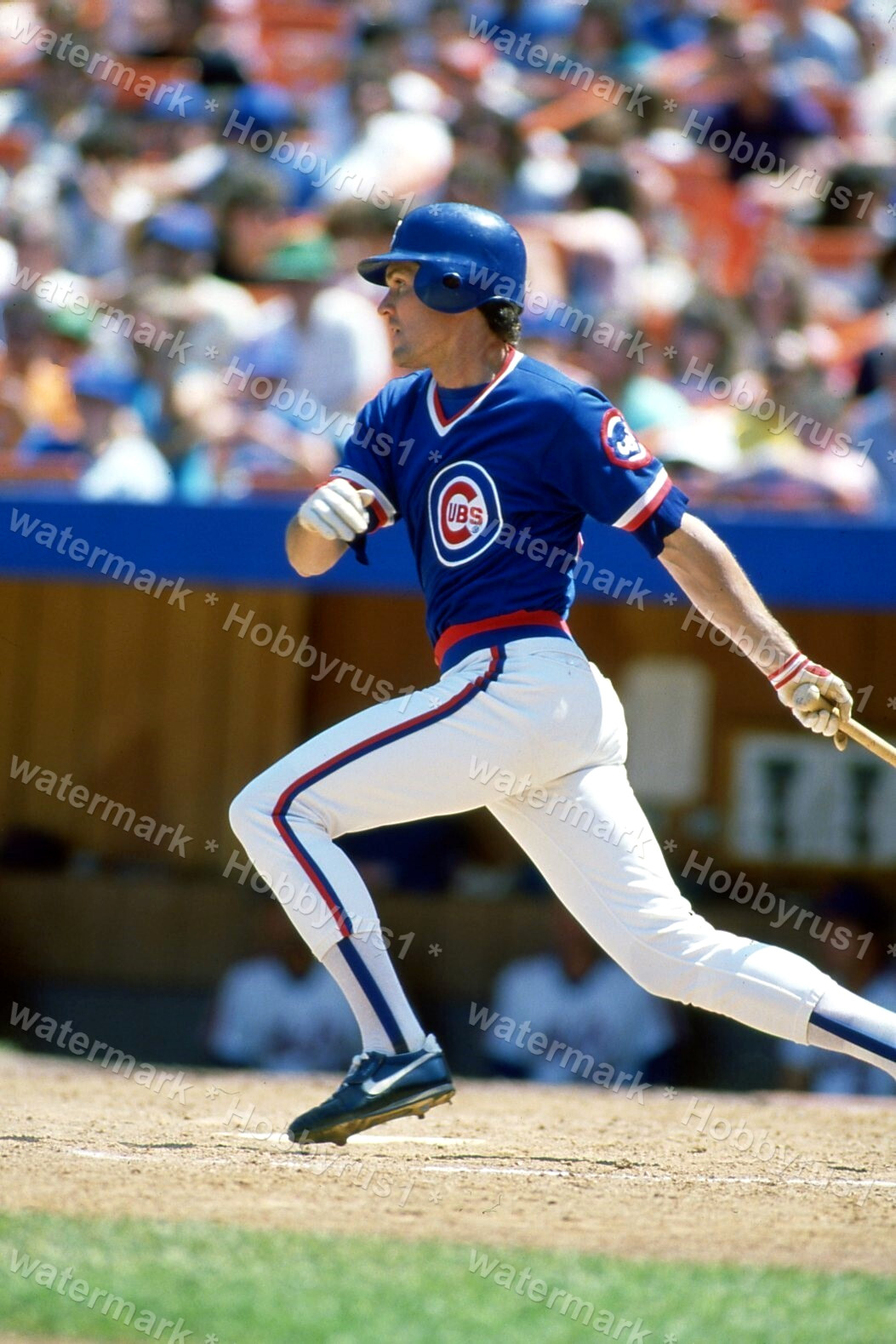 Ryne Sandberg Chicago Cubs MLB Baseball Original 35mm Photo Slide