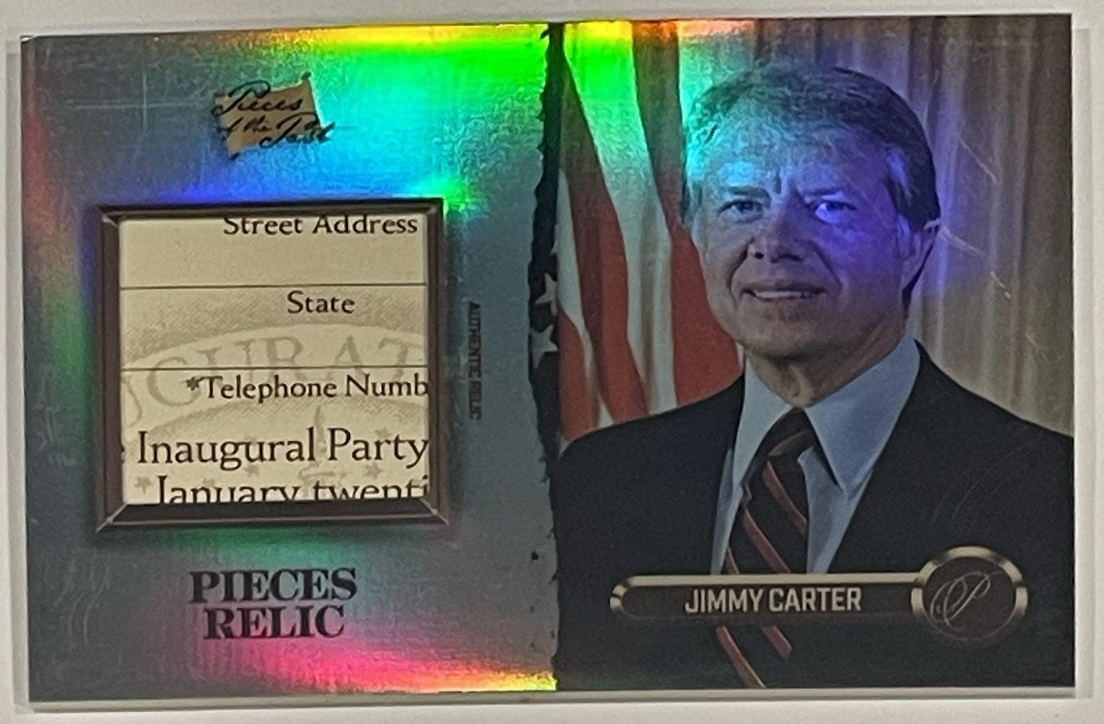 2023 Pieces Of The Past Presidential Edition Jimmy Carter Inaugural Document
