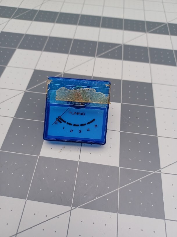 Toshiba SA-500 Used Parts. Tuning VA Meter